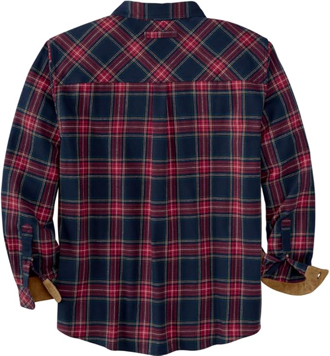 Legendary Whitetails Mens Long Sleeve Button Down 100% Cotton Flannel Shirt