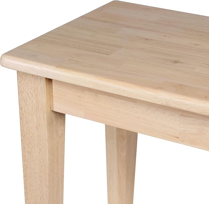 Boraam Shaker Backless Wood Bench - Blonde Oak