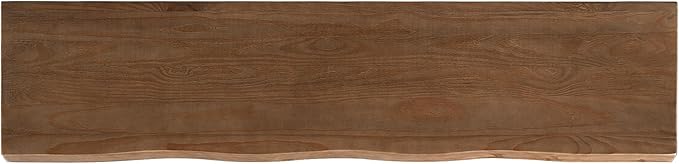 Merax 62.9" Solid Pine Dining Bench with Sculpted Legs – Rustic 3-Person Seating for Kitchen, Dining Room & Entryway – Heavy Duty 350lbs Capacity, Natural Wood Finish