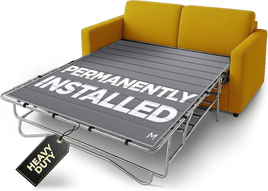 Meliusly Sleeper Sofa Support Board Queen Size (54x64) Permanently Installed Wood Sofa Bed Board for Pull Out Couch, Folds with Frame, Under Mattress Bar Shield, Sofa Bed Support, Folding Bed Board
