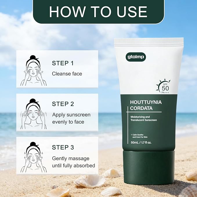 Silky Moisture Sunscreen, Moisture Daily Sunscreen, Korean SPF 50+ PA++++ Clear Filter Sun Essence, No White Cast, Hydrating, Moisturizing, Cools Down, Light Finish