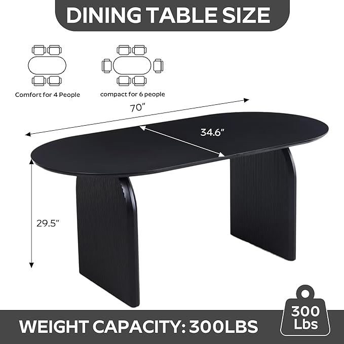 4-Piece Mid-Century Modern Dining Table Set, 63" Black Rectangular Table with 2 Dining Chairs & Bench, Dining & Kitchen Room Set for 4, Space-Saving Rustic Dining Set, Beige&Green