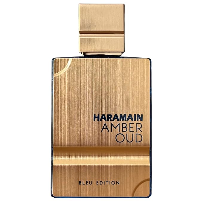 Al Haramain Amber Oud Blue Edition for Men Eau de Parfum Spray - Long Lasting Men's Cologne with Amber & Sandalwood, Arabian Perfume for Men 60ml (2.0 oz)