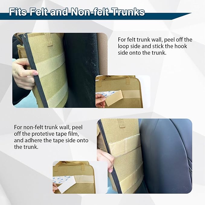 Deluxe Car Trunk and Backseat Organizer for Medium or Large Size SUVs & RVs, Detachable Storage Modules with Built-in Cooler, Patent Pending
