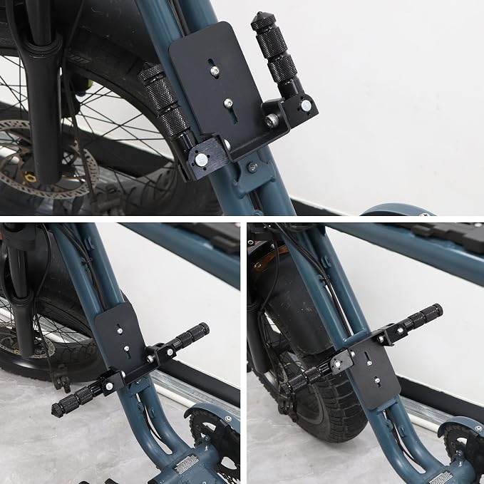 Foot Pegs for Super 73 S1/S2/RX/ZX, Folding Front Footrests Non-Slip Foot Pegs Pedal, Rack Peg Passenger Footpegs, Accesserios for Super 73