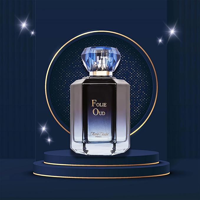 Folie Oud - Floral Woody Amber Fragrance - Exotic Perfume for Women - Women's Fragrances with Jasmine, Rose, and Oud - 3.3 oz