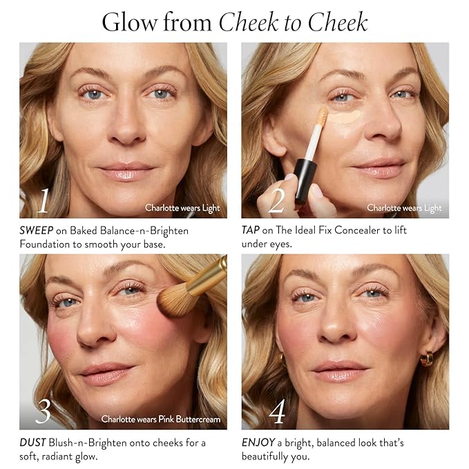 LAURA GELLER NEW YORK ベイクドブラッシュンブライトン マーブルブラッシュ（チーク用） - トロピカルピーチ - ナチュラルな仕上がり - 調節可能な発色