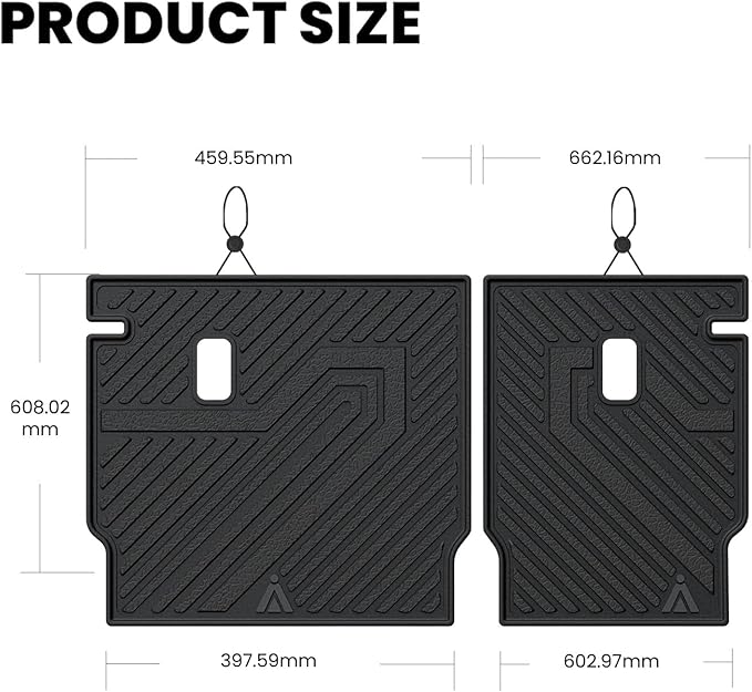 LASFIT Rear Seat Back Protector for Honda HR-V 2023-2027,All Weather TPE Pet Friendly Custom Fit HR-V Second Row Back Seat Cover Backseat Mat Liner