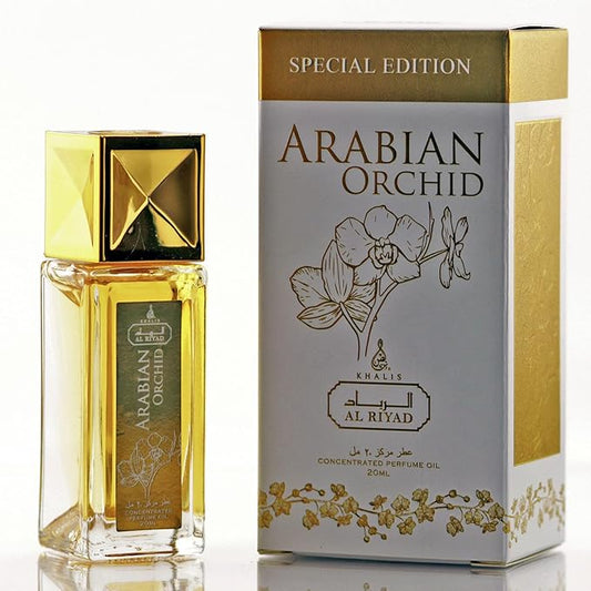 Maison d’Orient アラビアンオーキッド オリエンタル フルーティーフローラル パフュームオイル ロールオン 20mL — アルコールフリー、長持ちアター、ヴィーガン ポケットサイズフレグランス、理想的な普段使い＆ホリデーギフト