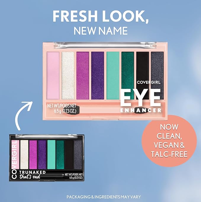 COVERGIRL Eye Enhancer Eyeshadow Palette, 860 That'S Rad (Packaging May Vary)