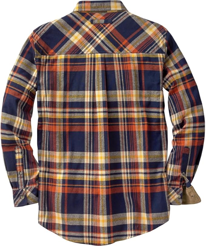 Legendary Whitetails Mens Long Sleeve Button Down 100% Cotton Flannel Shirt