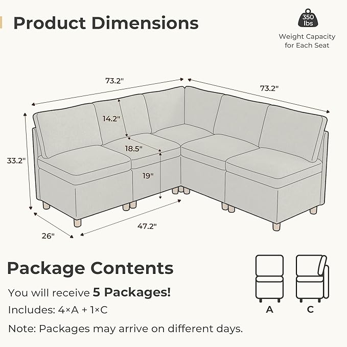 SITJOY Breakfast Nook Bench with Storage, Modular Corner Kitchen Banquette Seating, Dining Settee Couch, Upholstered Dining Bench with Back, Soft-to-Touch Fabric in Green, 5-Seat L Shaped Nook