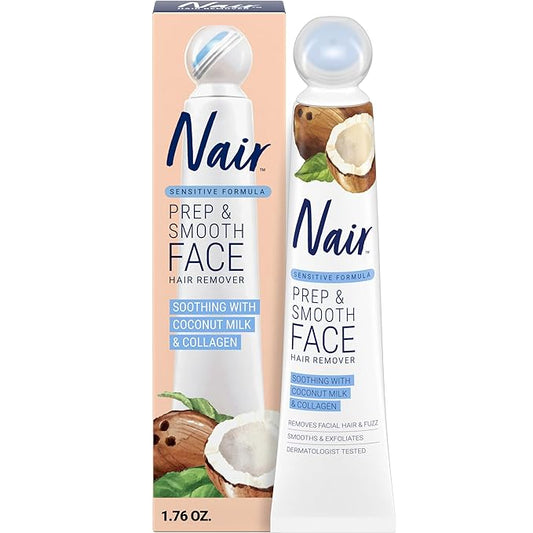 NAIR 除毛クリーム 敏感肌用 潤い成分コラーゲン配合 顔用