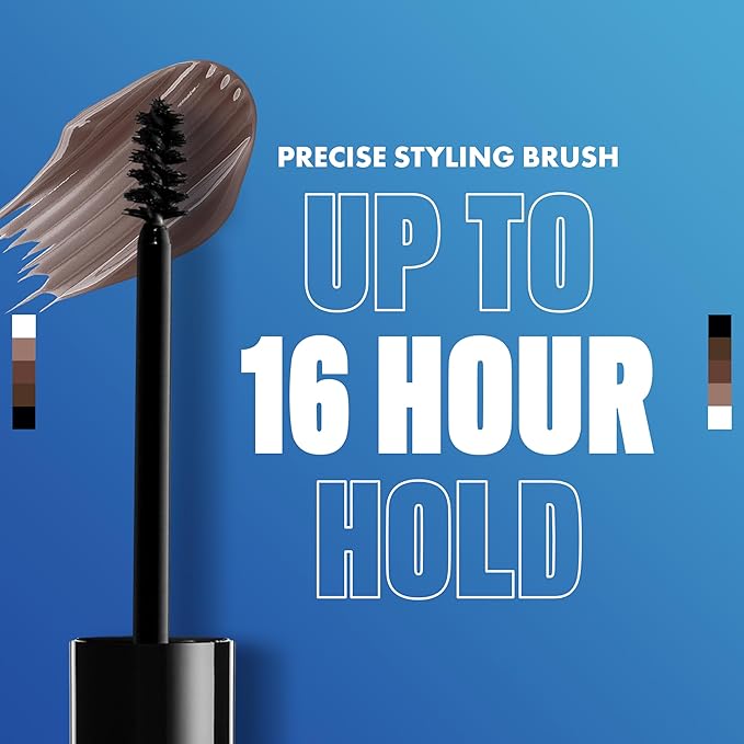 NYX PROFESSIONAL MAKEUP ザ ブロウ グルー エクストリームホールド ティンテッド アイブロウジェル - ブラック