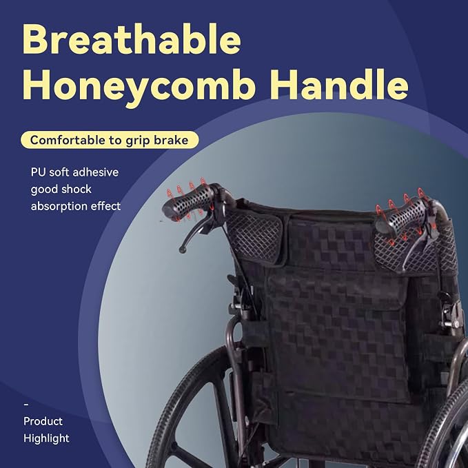 Lightweight Foldable Manual Wheelchair for Adults with 20" Seat & 275 lbs Capacity - Front/Rear Locking Brakes, 24" Quick-Release PU Wheels, Removable Footrest (Nano Gray)