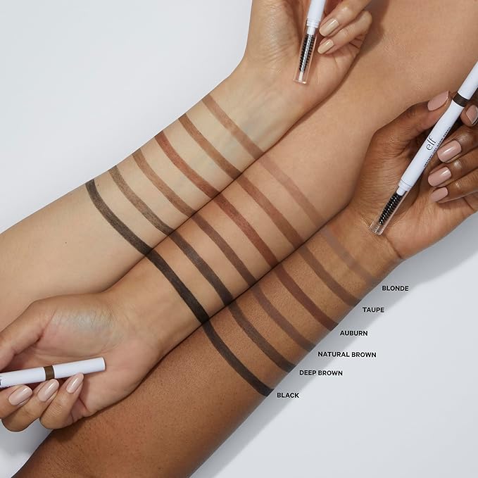 e.l.f. Instant Lift Brow Pencil, Dual-Sided, Precise, Fine Tip, Shapes, Defines, Fills Brows, Contours, Combs, Tames, Blonde, 0.006 Oz