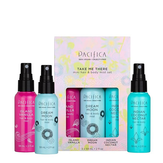 Pacifica テイクミーゼア ヘアー＆ボディミストセット、3点
