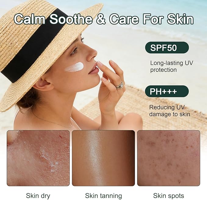 Silky Moisture Sunscreen, Moisture Daily Sunscreen, Korean SPF 50+ PA++++ Clear Filter Sun Essence, No White Cast, Hydrating, Moisturizing, Cools Down, Light Finish