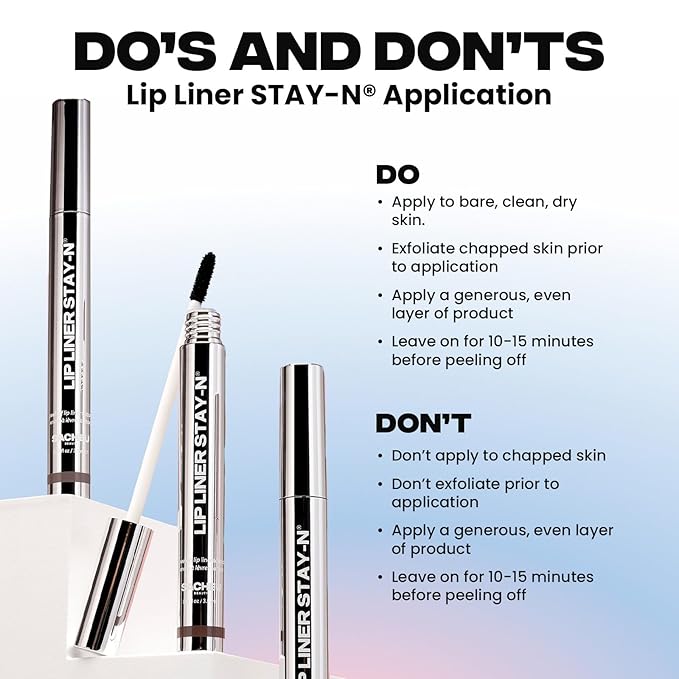 Sacheu Lip Liner STAY-N Peel Off Lip Stain — Long Lasting Waterproof Lip Tint with Hyaluronic Acid & Vitamin E — Transfer Proof Matte Finish, Vegan & Cruelty-Free (SINamon)