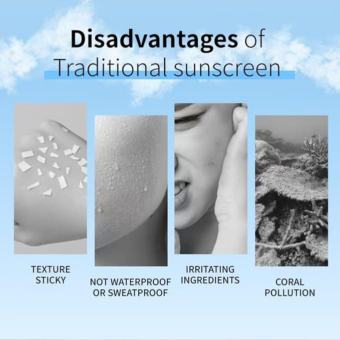 Rice + Probiotics Organic Sunscreen, Relief Sun Organic SPF40+ Sunscreens for Face and Body, Nourishing Skin Protection and UV Defen, Skin Care Sunscreen for All Types