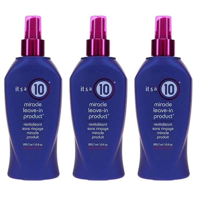 It's a 10 ヘアケア ミラクルリーブイン製品 10液量オンス (3個パック)