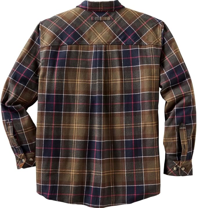 Legendary Whitetails Mens Long Sleeve Button Down 100% Cotton Flannel Shirt