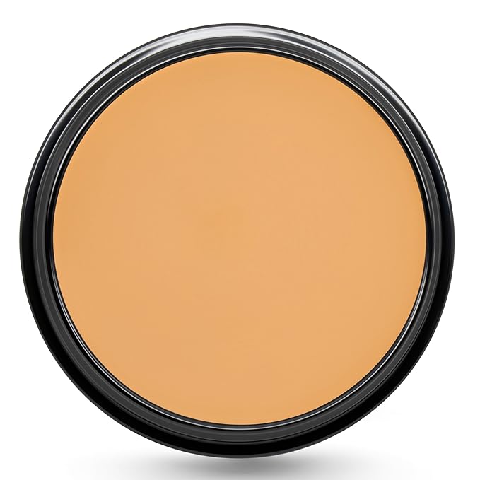 Graftobian HDグラマー クリームファンデーション 1/2オンス、軽いつけ心地のフルカバーメイクアップ、65色の幅広い色展開、オールスキンタイプ対応、ナチュラルメイクにもフルグラムメイクにも、プロにも初心者にも（ホワイトローズ）