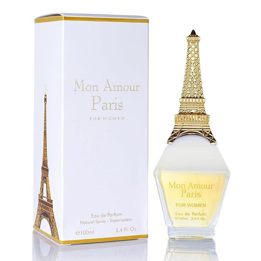 Mon Amour Paris レディース オードパルファム - フローラル＆フルーティー - イランイラン、ダマスクローズ、ジャスミン - 上品でエレガントな女性向けフレグランス - 普段使いにも特別な機会にも - 100mlボトル