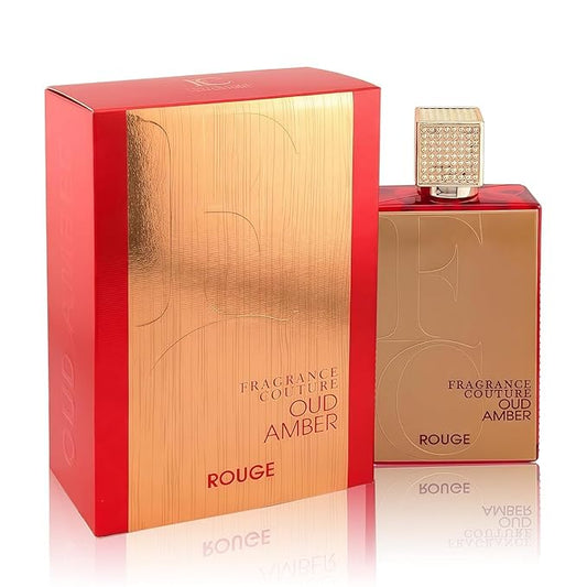 ウードアンバー ルージュ ユニセックス香水 100ml オードパルファム - 大胆でスパイシーなアンバータバコ、グルマン＆シダーの香り 女性・男性向け 日常使い