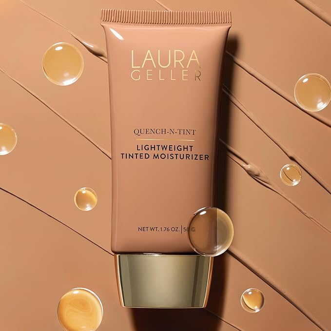 LAURA GELLER NEW YORK Quench-N-Tint Hydrating Foundation, Light Medium, 1.7 Fl Oz