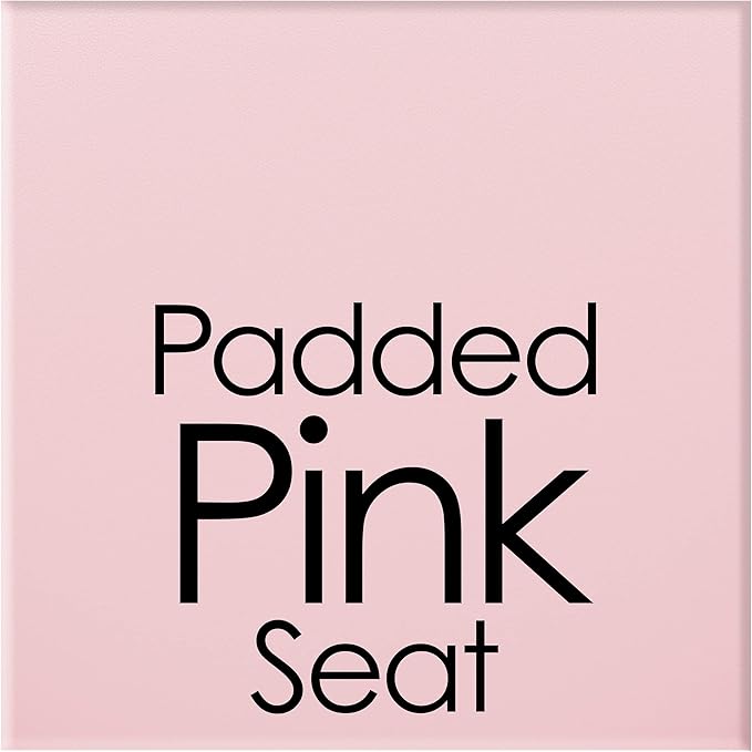 Lavish Home Folding Stool - Set of 2 Counter Height Bar Stools – 24-Inch Backless Folding Chairs with 225lb Capacity for Kitchen, Rec Room, or Game Room (Pink)