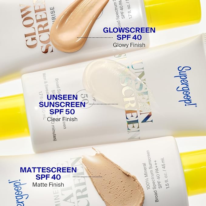 Supergoop! Glowscreen SPF 40, Sunrise (Champagne Glow) - 1.7 fl oz - Glowy Primer + Broad Spectrum Tinted Sunscreen - Helps Filter Blue Light - Hydration - Hyaluronic Acid & Vitamin B5