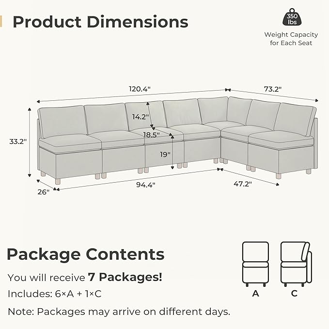 SITJOY Breakfast Nook Bench with Storage, Modular Corner Kitchen Banquette Seating, Dining Settee Couch, Upholstered Dining Bench with Back, Soft-to-Touch Fabric in Green, 7-Seat L Shaped Nook