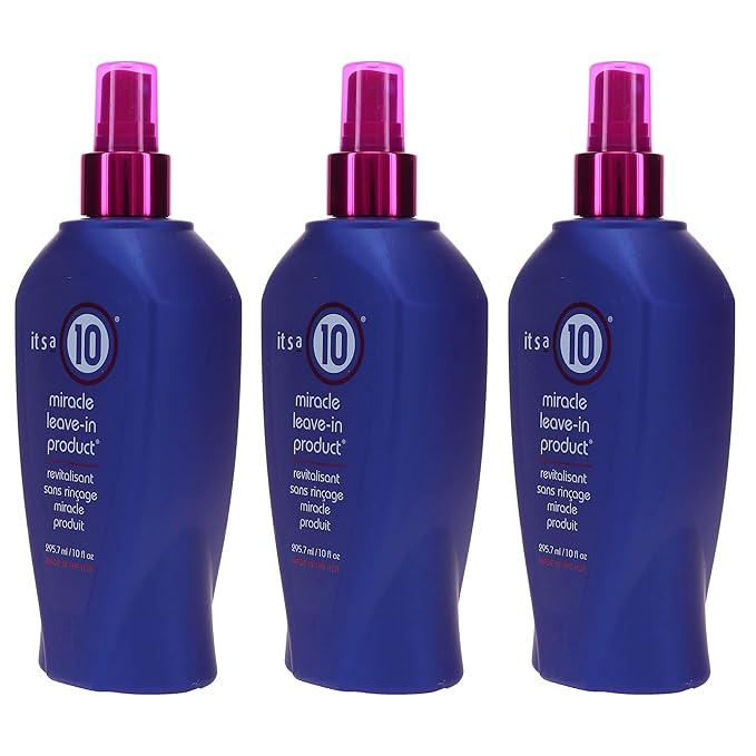 It's a 10 ヘアケア ミラクルリーブイン製品 10液量オンス (3個パック)