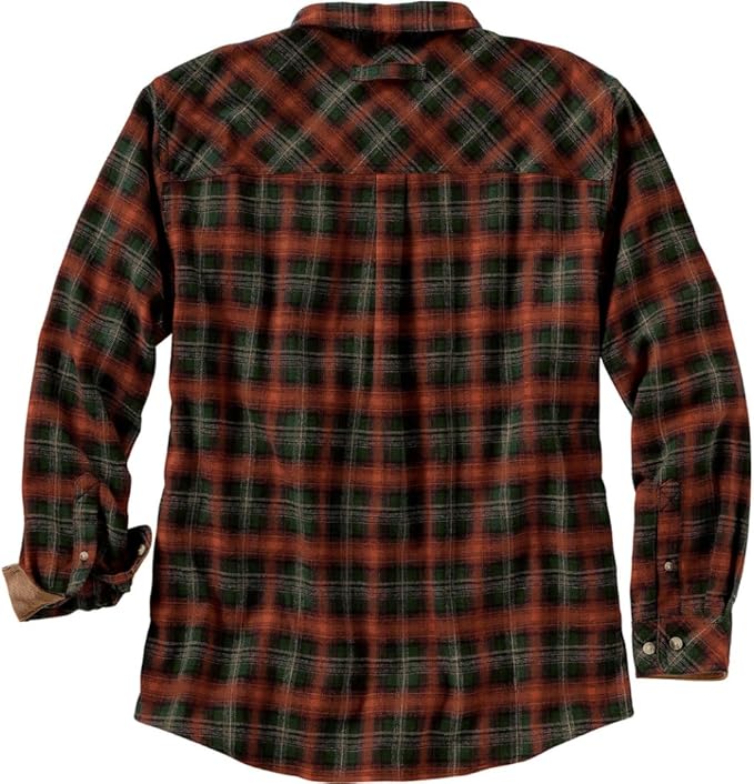 Legendary Whitetails Mens Long Sleeve Button Down 100% Cotton Flannel Shirt