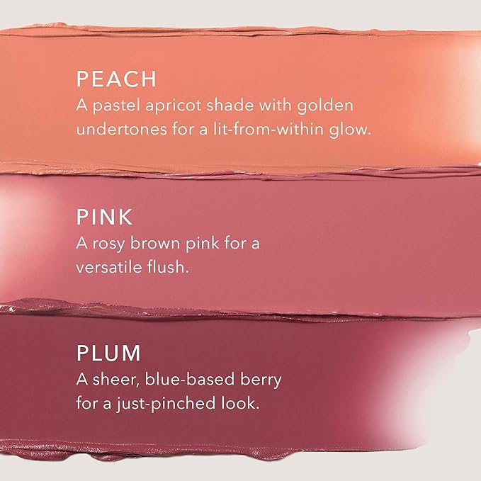 No Makeup Makeup Blush & Lip Color, Second-Skin Cream-Balm Formula Delivers a Long-Lasting Sheer Wash of Color, Buildable Coverage, Semi-Matte Finish, Made with Skin-Loving Ingredients, Pink