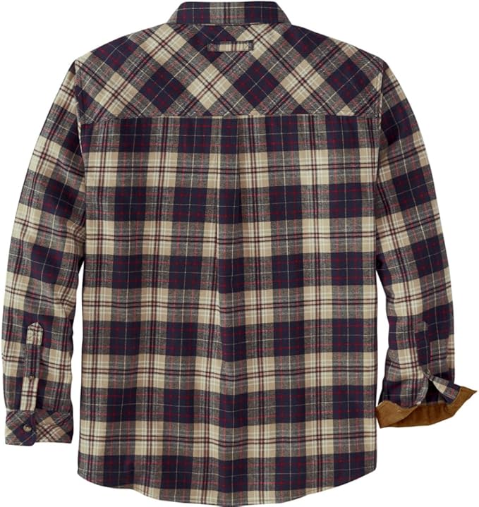 Legendary Whitetails Mens Long Sleeve Button Down 100% Cotton Flannel Shirt