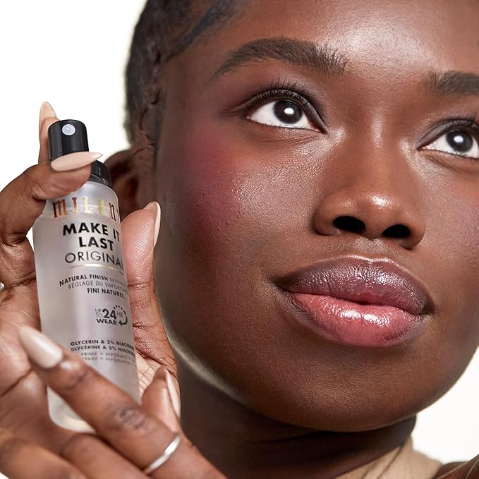 Milani Make It Last Setting Spray + Primer - Original Natural Finish, 24-Hour Wear Long Lasting Makeup Sealer & Finishing Spray, Cruelty-Free Vegan Face Mist, 2.03 Fl. Oz