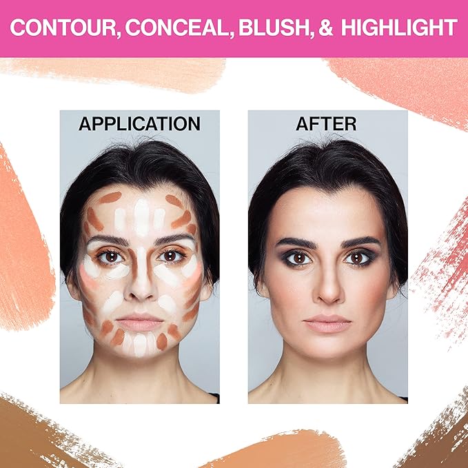 wet n wild メガグロー メイクアップスティック、調整可能な発色、多用途、クルエルティフリー＆ヴィーガン - ヌードフォース（2個パック）