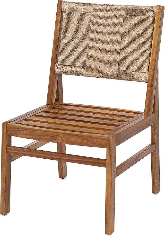 Christopher Knight Home Outdoor Dining Set 6 Piece, 67.5 Inch Terrazzo Concrete Table with 4 Acacia Wood Wicker Chairs and 60 Inch Bench, Patio Dining Set with Cream Cushions for Garden Deck Backyard