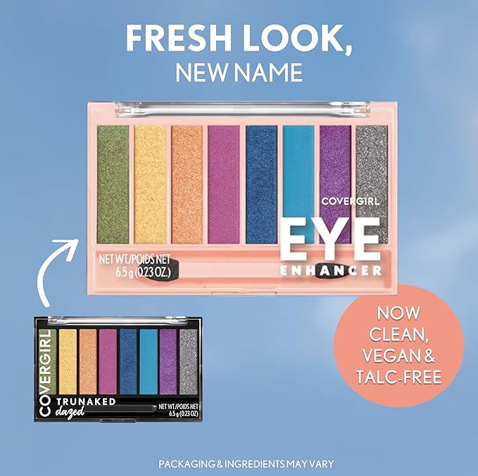 COVERGIRL Eye Enhancer Eyeshadow Palette, 835 Dazed (Packaging May Vary)
