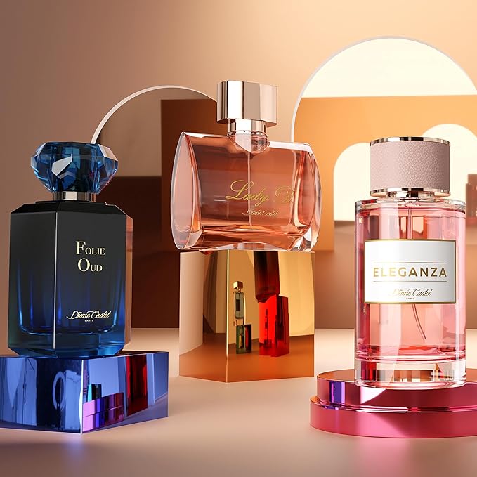 Folie Oud - Floral Woody Amber Fragrance - Exotic Perfume for Women - Women's Fragrances with Jasmine, Rose, and Oud - 3.3 oz