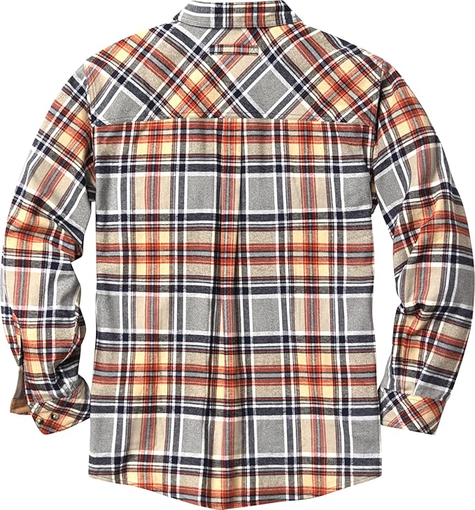 Legendary Whitetails Mens Long Sleeve Button Down 100% Cotton Flannel Shirt