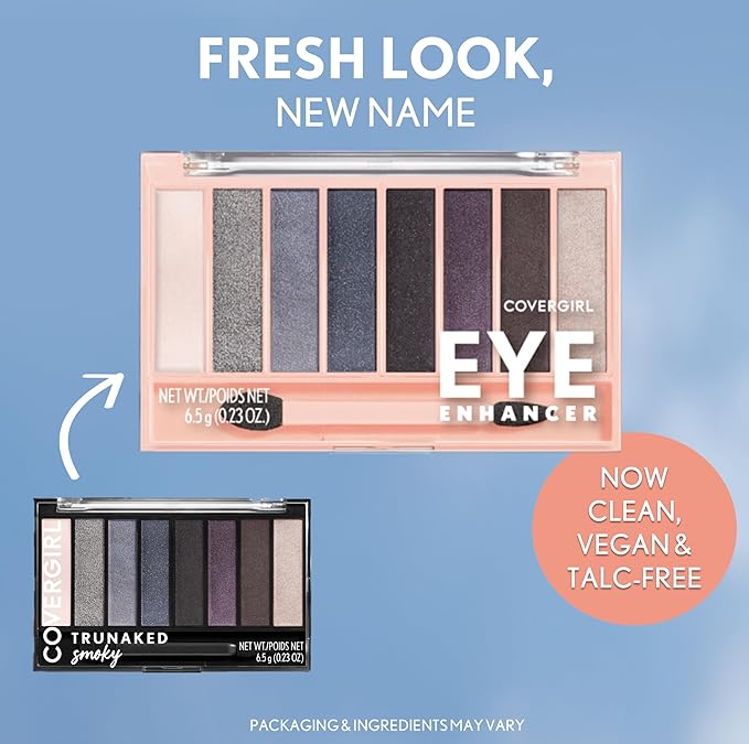 COVERGIRL Eye Enhancer Eyeshadow Palette, 820 Smoky (Packaging May Vary)