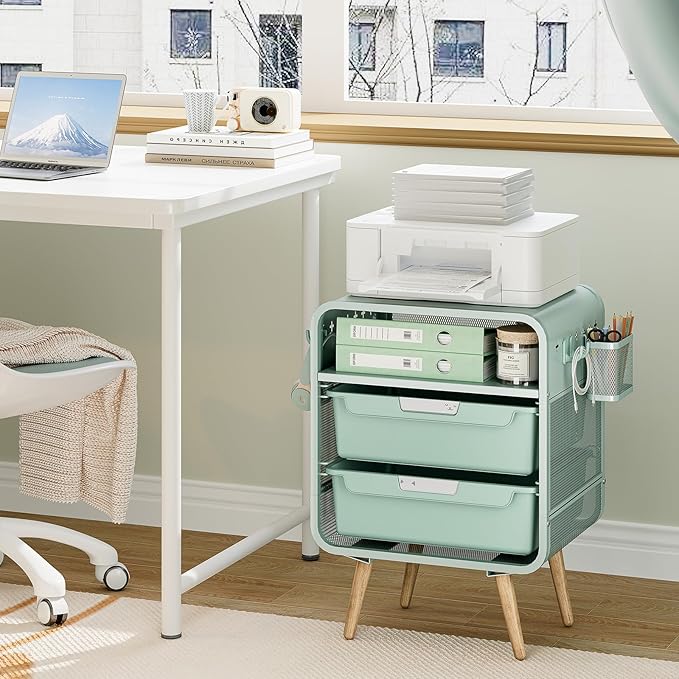 SYKIARIOL Kids Nightstand,Cute End Table with Storage Drawer,Nightstand for Girls Bedroom Furniture