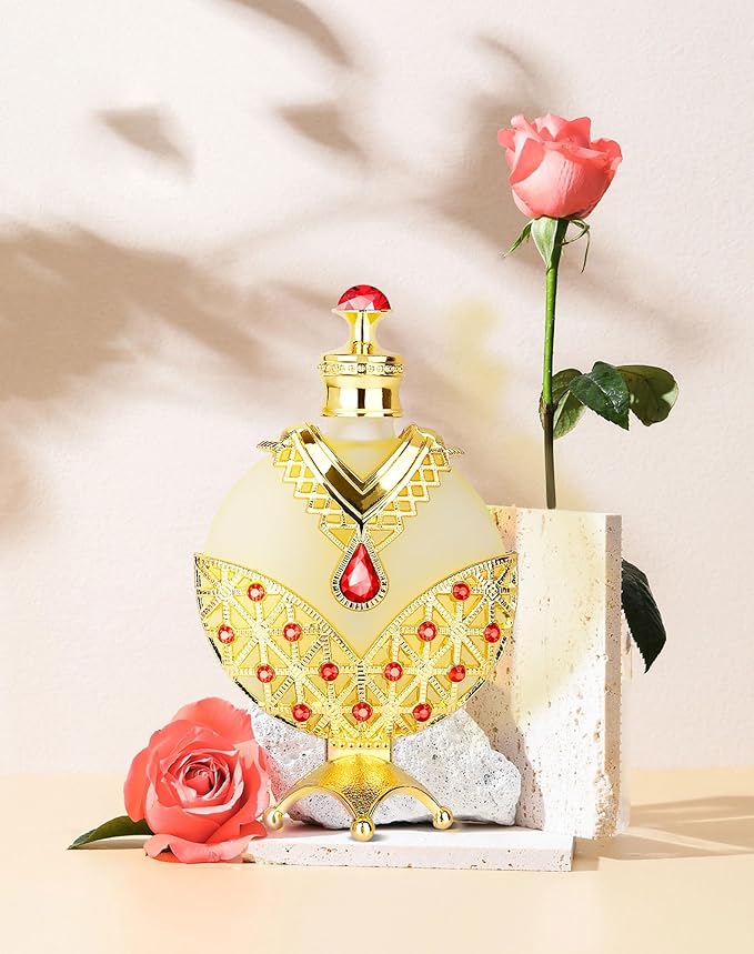 Gold Arabian Concentrated Perfume Oil, Arabic Perfumes for Women, Arabian Perfumes Oill- Long Lasting Perfume Oil (12ml)