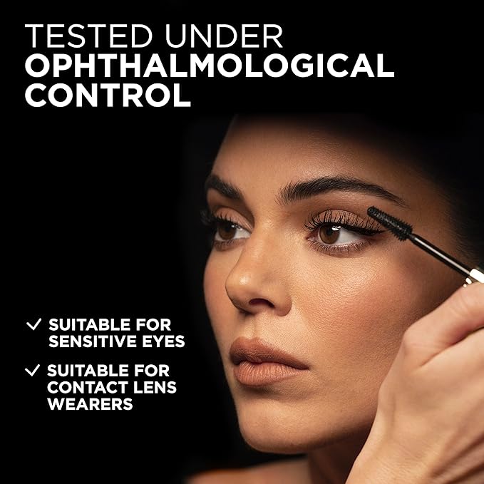 L'Oreal Paris Voluminous Panorama Mascara,Volumizing and Lengthening Mascara,Washable Longwear and Smudge Resistant Make Up,Black Brown,0.33 Fl Oz