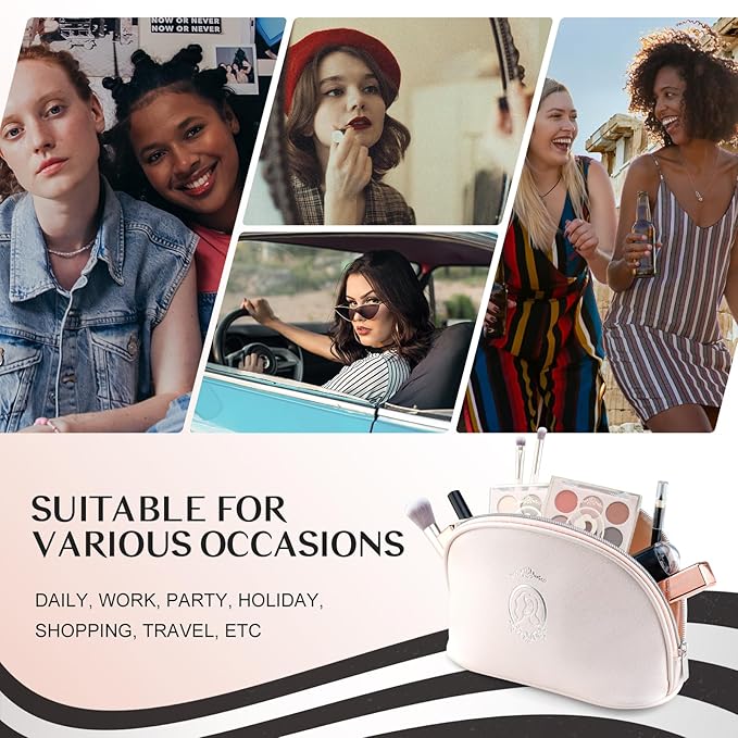 Color Nymph Makeup Kits For Teens Girls | All In One Make up Set With Cosmetics Bag | Included Eyeshadow Blush Lipstick Lip Pencil Eye Pencil Brush Mascara | Travel Friendly Makeup Bag Design
