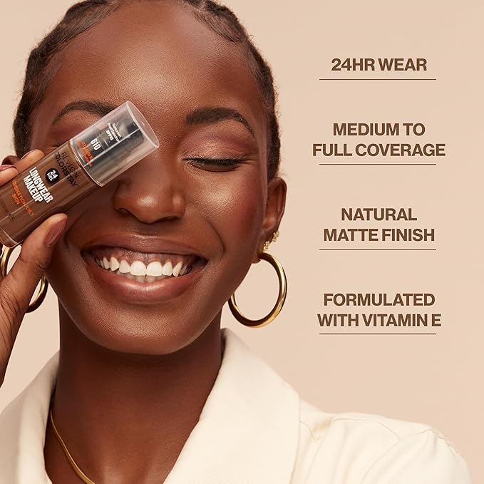 Revlon Liquid Foundation, ColorStay Face Makeup for Combination & Oily Skin, SPF 15, Medium-Full Coverage with Matte Finish, 600 Cinnamon, 1 Fl Oz