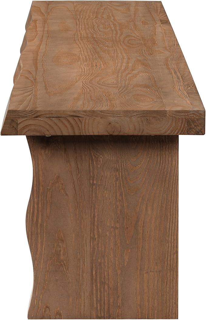 Christopher Knight Home Hartwell 63" Indoor Pine Dining Bench, Solid Wood Bench Seat for Dining Table, Rectangular Dining Seat, Spacious Seating, Long Footstool for Living Room Dining Room, Pine Wood